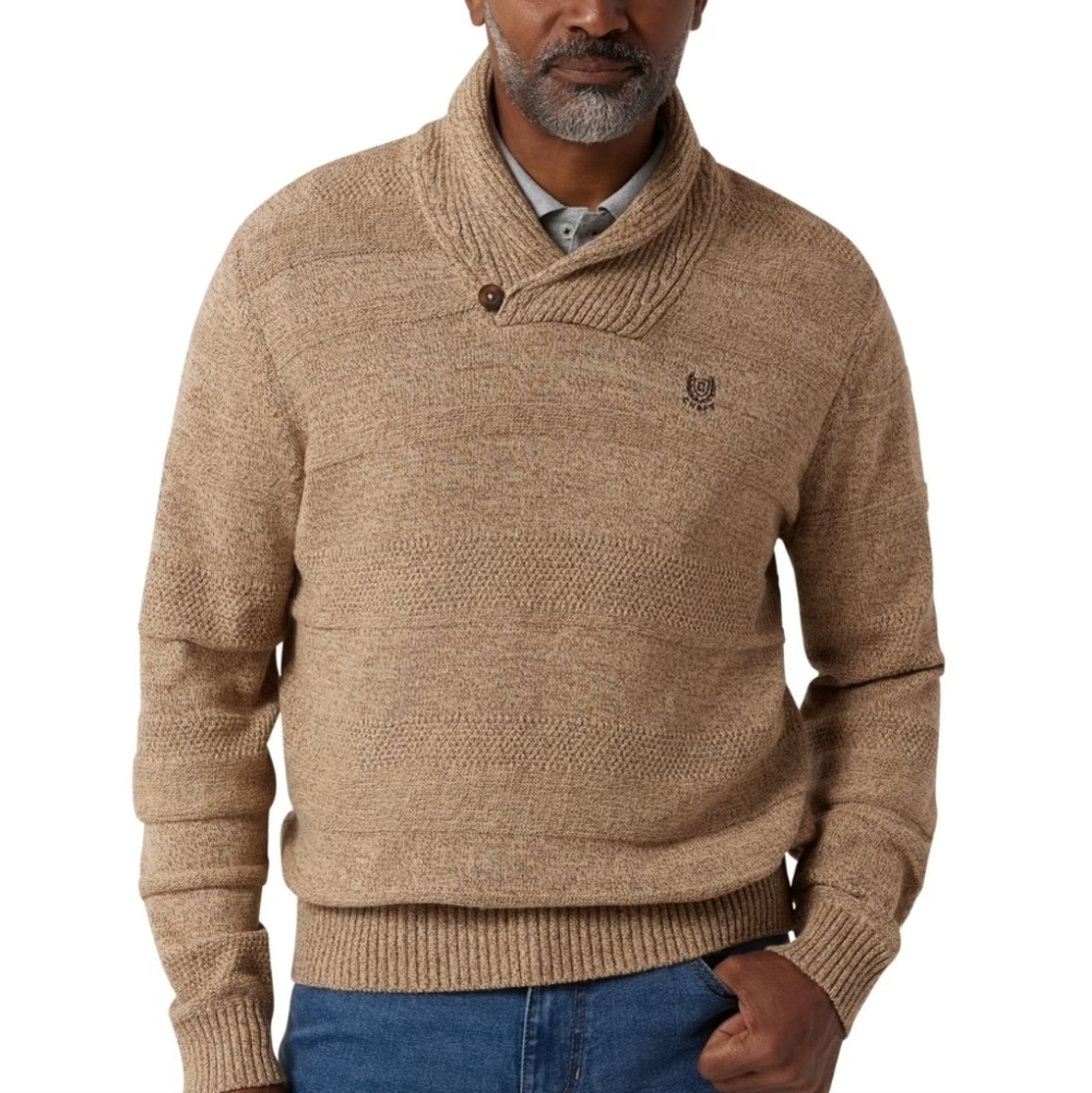 Chaps Ralph Lauren Shawl Collar Pullover Sweater